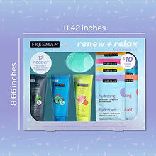 Load image into Gallery viewer, Freeman Limited Edition Renew &amp; Relax Mask Kit, 12 Piece Holiday Gift Set
