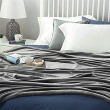 Load image into Gallery viewer, Bedsure Fleece Blanket King Size Ash Grey Lightweight King Blanket Super Soft Cozy Microfiber Blanket
