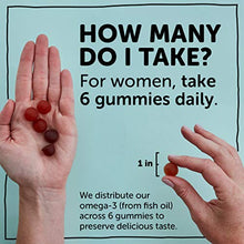 Load image into Gallery viewer, SmartyPants Women's Formula Gummy Multivitamins: Vitamin C, D3, and Zinc for Immunity, Biotin for Hair, Skin &amp; Nails, Omega 3 Fish Oil, CoQ10 for Heart Health, Methyl B12, 180 Count (30 Day Supply)
