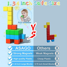 Load image into Gallery viewer, Magnetic Blocks, 28 Pieces 1.34 inch Large Magnetic Building Blocks, 3D Magnetic Cubes for Kids, Preschool Educational Construction Kit, Sensory Montessori Toys Kids Blocks for Boys Girls Toddlers
