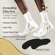 Load image into Gallery viewer, Natural Foot Orthotics Slim Stabilizer for Low to Flat Arches – Arch Support Shoe Insoles/Inserts for Plantar Fasciitis Relief | Good for Feet, Legs, Back, Heel &amp; Joint Pain | Made in USA
