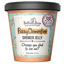 Load image into Gallery viewer, Bella and Bear - Fizzy Clementine Shower and Bath Jelly 6.7oz - Cruelty Free - Vegan
