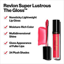 Load image into Gallery viewer, Lip Gloss by Revlon, Super Lustrous The Gloss, Non-Sticky, High Shine Finish, 203 Lean In
