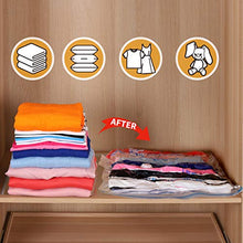 Load image into Gallery viewer, HIBAG Space Saver Bags, 20 Pack Vacuum Storage Bags (6 Medium, 5 Large, 5 Jumbo, 2 Small, 2 Roll Up Bags) with Hand Pump for Bedding, Comforter, Pillows, Towel, Blanket, Clothes
