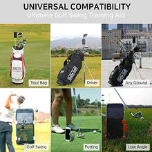Load image into Gallery viewer, SelfieGOLF Record Golf Swing - Cell Phone Holder Golf Analyzer Accessories | Winner of The PGA Best Product | Selfie Putting Training Aids Works with Any Golf Bag and Alignment Stick
