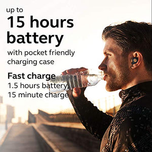 Jabra Elite Active 65t Earbuds – True Wireless Earbuds with Charging Case, Copper Black – Bluetooth Earbuds with a Secure Fit and Superior Sound, Long Battery Life and More