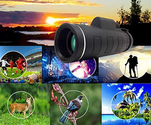 Astronomical Telescopes + Monocular Travel Scope 70mm Aperture 400mm AZ Mount Astronomical Refractor Telescopes for Kids Adults Beginners - Portable Bag, Smartphone Adapter, Camera Remote