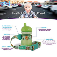 Load image into Gallery viewer, PBnJ Baby SippyPal Sippy Cup Holder Strap Leash Tether (Black 2-Pack)
