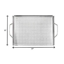 Load image into Gallery viewer, Outset 76632 Stainless Steel Grill Topper Grid, 11"x17"
