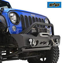 Load image into Gallery viewer, EAG Stubby Front Bumper W/Fog Light Holes Fit for 07-18 Wrangler JK
