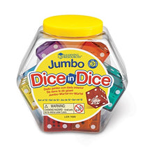 Load image into Gallery viewer, Learning Resources Jumbo Dice in Dice, Dice, Jumbo Dice, Math Dice, Ages 3+, Set of 12
