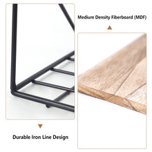 Load image into Gallery viewer, SPDELP Octagon Floating Shelf Wall Mounted Hanging Shelves, Wood Wall Storage
