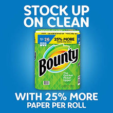 Load image into Gallery viewer, Bounty Select-a-Size Paper Towels, White, 12 Huge Rolls = 26 Regular Rolls
