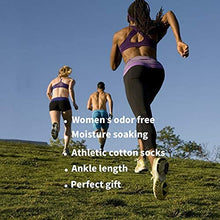 Load image into Gallery viewer, MAGIARTE Womens Ankle Socks Soft Pure Cotton Low Cut Athletic Casual Mutil Color No Show Socks for Women 6-Pack (color #00)
