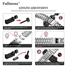 Load image into Gallery viewer, Fullmosa Compatible Apple Watch Band 42mm 44mm 45mm 38mm 40mm 41mm, Stainless Steel iWatch Band for Apple Watch Series 7/6/5/4/3/2/1/SE, 38mm 40mm 41mm Silver
