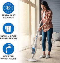 Load image into Gallery viewer, Steam Mop Cleaner 10-in-1 with Convenient Detachable Handheld Unit, Laminate/Hardwood/Tiles/Carpet Kitchen - Garment - Clothes - Pet Friendly Steamer Whole House Multipurpose Use by PurSteam
