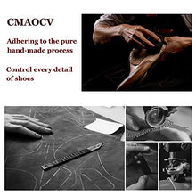 Load image into Gallery viewer, Cmaocv Men's Hybrid Brogue Oxford Wing Tip Leather Lace-Up Dress Business Derby Shoes Black 12 M US 47

