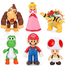 Load image into Gallery viewer, 6 Pack 5.1inch Cartoon Movie Figures Toys, Super Character Action Figures for Kids, Collectible Figurine Gifts Decoration Figures Toy
