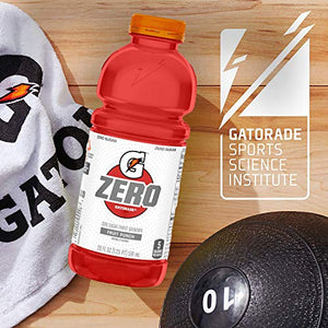 Gatorade G Zero Thirst Quencher, 3 Flavor Variety Pack, 20oz Bottles (12 Pack)