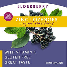 Load image into Gallery viewer, Nature&#39;s Way Organic Sambucus Lozenge, Elderberry and Zinc, 24 count pouch (Packaging May Vary)
