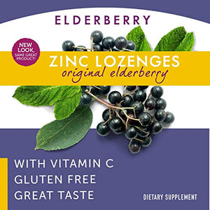 Nature's Way Organic Sambucus Lozenge, Elderberry and Zinc, 24 count pouch (Packaging May Vary)