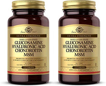 Load image into Gallery viewer, Solgar Glucosamine Hyaluronic Acid Chondroitin MSM, 120 Tablets - Pack of 2 - Supports Healthy Joints, Range of Motion &amp; Flexibility - Shellfish Free - Non-GMO, Gluten Free - 80 Total Servings
