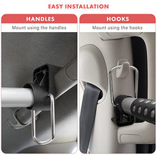 Load image into Gallery viewer, VaygWay Expandable Car Clothes Bar- Hanger Metal Storage Suit Rod-Car Hanging Closet Organizer Rack- Portable Seat Rack Universal Fit- Car Van Truck RV SUV Fit
