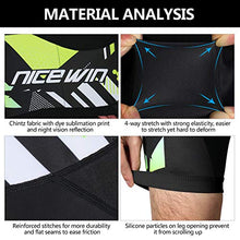Load image into Gallery viewer, Men's Cycling Shorts Anti-Slip Leg 4D Padded Bike Shorts with 3-Pockets Breathable Biking Bicycle Motorcycle Half-Pants Green L
