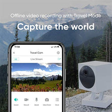 Load image into Gallery viewer, WYZE Cam Outdoor Starter Bundle (Includes Base Station and 1 Camera), 1080p HD Indoor/Outdoor Wire-Free Smart Home Camera with Night Vision, 2-Way Audio, Works with Alexa &amp; Google Assistant, white
