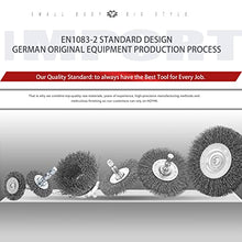 Load image into Gallery viewer, HOYIN 6Piece Drill Wire Wheel Cup Brush Set,0.010in Coarse Crimped ,Thicken Face Width with1/4In Hex Shank
