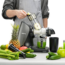 Load image into Gallery viewer, JOYOUNG Juicer Machines with Upgraded Ceramic Auger Masticating Juicer Higher Juice Yield, Slow Juicer 3 inches Large Feed Chute BPA Free Easy to Clean

