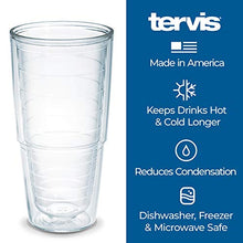 Load image into Gallery viewer, Tervis Made in USA Double Walled Fiesta Insulated Tumbler Cup Keeps Drinks Cold &amp; Hot, 24oz, Lapis Stripes
