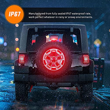 Load image into Gallery viewer, Nilight - TL-12 Spare Tire Brake Light Wheel Light 3rd Third Brake Light for Wrangler 2007-2018 JK JKU YJ TJ, Red Light
