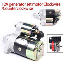 Load image into Gallery viewer, 12V Diesel Engine Start Motor Pump For 170F 173F 178F 186F 188F 192F Air-Cooled Diesel Engine Electric Starter Generator Set (Clockwise)
