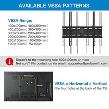 Load image into Gallery viewer, Tilting TV Wall Mount Bracket Low Profile for Most 23-55 Inch LED, LCD, OLED, Plasma Flat Screen TVs with VESA 400x400mm Weight up to 115lbs by PERLESMITH, Black
