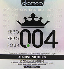 Load image into Gallery viewer, Okamoto 0.04 mm Zero Zero Four Condoms 24 pack
