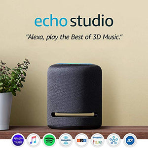 Echo Studio - High-fidelity smart speaker with 3D audio and Alexa