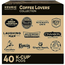Load image into Gallery viewer, Keurig Coffee Lovers&#39; Collection Sampler Pack, Single-Serve K-Cup Pods, Compatible with all Keurig 1.0/Classic, 2.0 and K-Café Coffee Makers, Variety Pack, 40 Count
