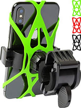 Load image into Gallery viewer, Bike Phone Mount for any Smart Phone: iPhone 11 PRO Max XS XR X 8 7 6 5 Plus Samsung Galaxy S20 S10 S9 S8 S7 S6 S5 Edge, LG. Motorcycle, Bicycle Phone Mount. Mountain Bike Mount. Bike Accessories
