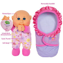 Load image into Gallery viewer, Cabbage Patch Kids Official, Newborn Baby Doll Girl - Comes with Swaddle Blanket and Unique Adoption Birth Announcement
