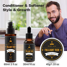 Load image into Gallery viewer, Beard Kit for Men Grooming &amp; Care W/Beard Wash/Shampoo,2 Packs Beard Growth Oil,Beard Balm Leave-in Conditioner,Beard Comb,Beard Brush,Beard Scissor 100% Pure &amp; Organic Beard Growth Kit
