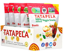 Load image into Gallery viewer, Tatapela 100% Natural Veggie Snacks, 5 Pack, Beets Almond, Naturally Dried Veggie Chewy Bites, No Artificial Colors, Flavors or Preservatives, Non-GMO, Vegan, Gluten-Free, Made In USA
