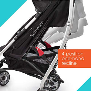 Summer 3Dlite Convenience Stroller, Black (2016)