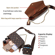 Load image into Gallery viewer, Crossbody Bags for Women WOQED Trendy Clutch Purse Fashionable Pochetthe Handbags Envelope Shoulder Bag with Mini Purse
