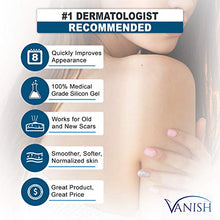 Load image into Gallery viewer, Vanish Silicone Scar Gel | Extra-strength Silicone Scar Removal Cream for Face, Body Stretch Marks, Keloid Scar, Acne Scar, C-Section and Surgical Scars | Old &amp; New Scars, for Men and Women | 1oz
