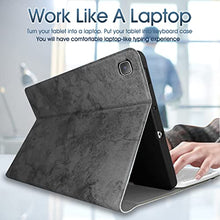 Load image into Gallery viewer, Wineecy Galaxy Tab S6 Lite 2020 Keyboard Case 10.4 [Backlit,SM-P610,SM-P615], 7 Color Light Detachable Wireless Keyboard with PU Folio Stand Cover for Samsung Galaxy Tab S6 Lite 10.4 Inch 2020, Gray
