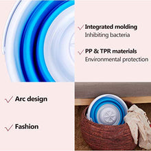 Load image into Gallery viewer, Portable Mini Foldable Washing Machine with Turbo Compact Ultrasonic Washer, Folding laundry Lazy Magic Tub USB Powered Lightweight Washer for Home Travel Dormitory Apartment
