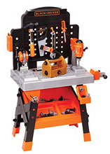 Load image into Gallery viewer, BLACK + DECKER Power Tool Workshop - Play Toy Workbench for Kids with Drill, Miter Saw and Working Flashlight - Build Your Own Tool Box – 75 Realistic Toy Tools and Accessories
