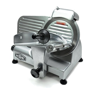 KWS Premium MS-6SS 200w Electric Meat Slicer 6-Inch Stainless Steel Blade, Frozen Meat/Deli Meat/Cheese/Food Slicer Low Noises Commercial and Home Use
