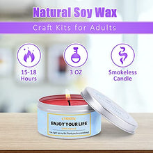Load image into Gallery viewer, Candle Making Kit, Scented Candles Supplies DIY Gift for Kids, Adults, Beginners, DIY Craft Gift Kits Include Candle Melting Pot, Soy Wax, Centering Devices, Tins, Wicks, Stir Rod &amp; More
